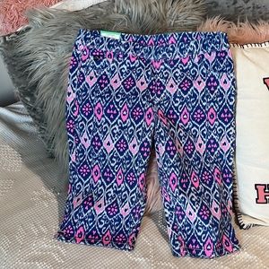 Shorts Pull On Blue Neon Pink Bermuda Girls 14 16 Jordache Skimmer Jegging Capri